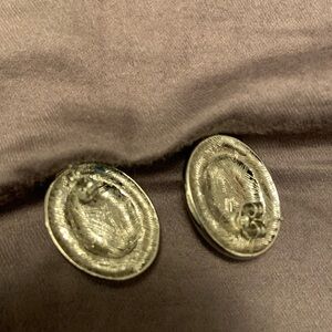 Vintage Pearl and Diamond faux earrings